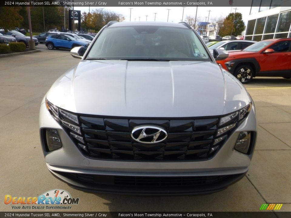 Shimmering Silver 2024 Hyundai Tucson SEL AWD Photo #8