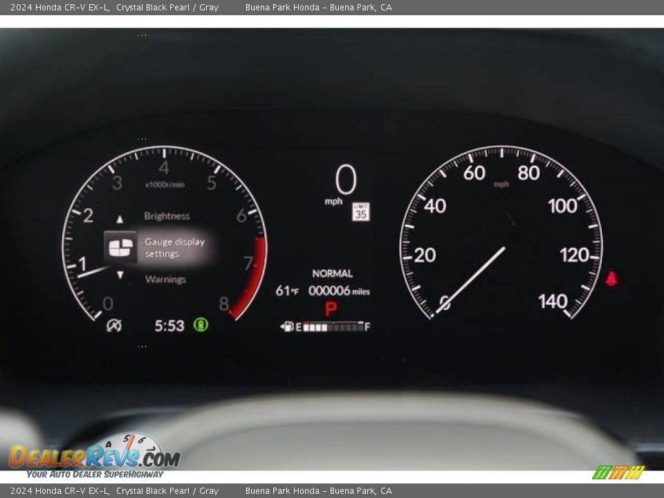 2024 Honda CR-V EX-L Gauges Photo #18