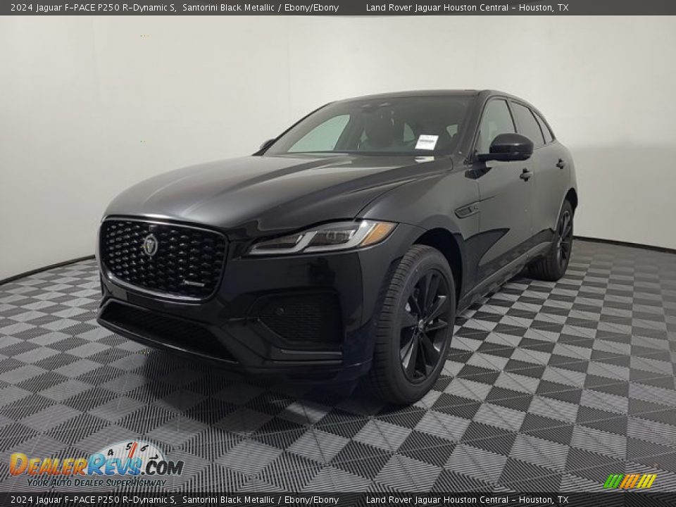 2024 Jaguar F-PACE P250 R-Dynamic S Santorini Black Metallic / Ebony/Ebony Photo #1