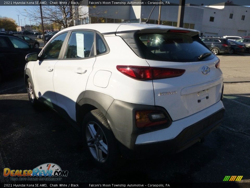 2021 Hyundai Kona SE AWD Chalk White / Black Photo #2