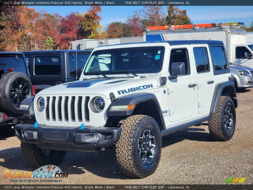2023 Jeep Wrangler Unlimited Rubicon 4XE Hybrid Bright White / Black Photo #1