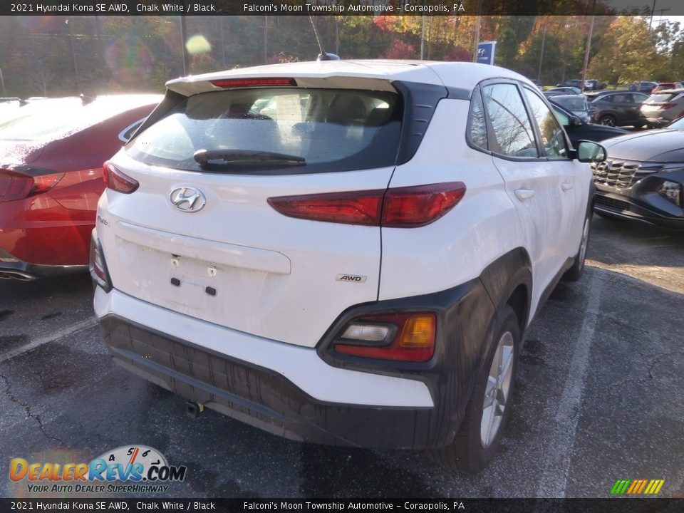 2021 Hyundai Kona SE AWD Chalk White / Black Photo #4