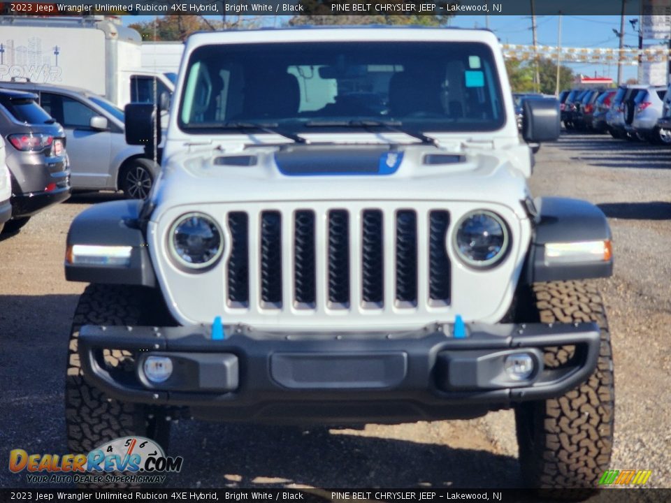 2023 Jeep Wrangler Unlimited Rubicon 4XE Hybrid Bright White / Black Photo #2