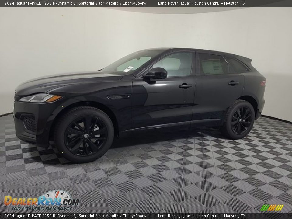 Santorini Black Metallic 2024 Jaguar F-PACE P250 R-Dynamic S Photo #6