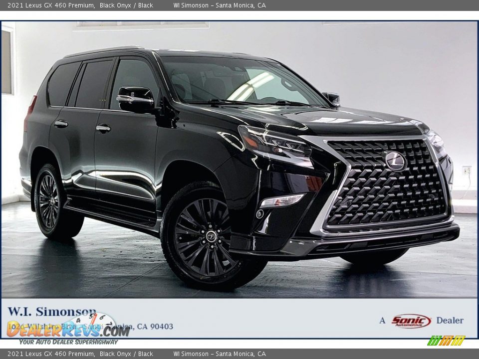 2021 Lexus GX 460 Premium Black Onyx / Black Photo #1