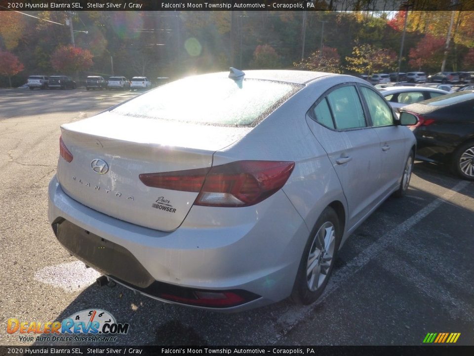 2020 Hyundai Elantra SEL Stellar Silver / Gray Photo #4