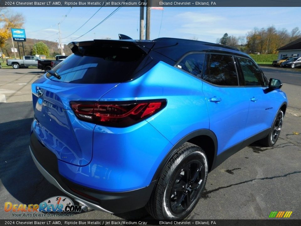 2024 Chevrolet Blazer LT AWD Riptide Blue Metallic / Jet Black/Medium Gray Photo #5