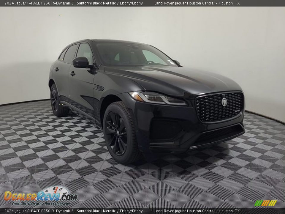 2024 Jaguar F-PACE P250 R-Dynamic S Santorini Black Metallic / Ebony/Ebony Photo #12