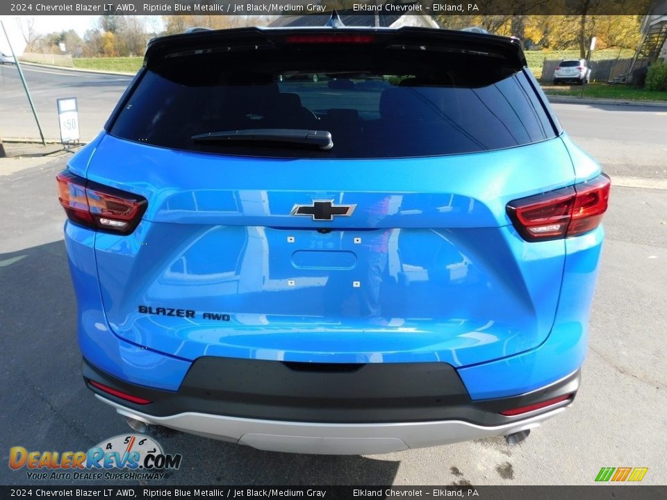2024 Chevrolet Blazer LT AWD Riptide Blue Metallic / Jet Black/Medium Gray Photo #6