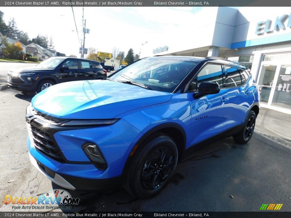 2024 Chevrolet Blazer LT AWD Riptide Blue Metallic / Jet Black/Medium Gray Photo #10