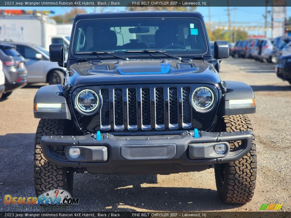 2023 Jeep Wrangler Unlimited Rubicon 4XE Hybrid Black / Black Photo #2