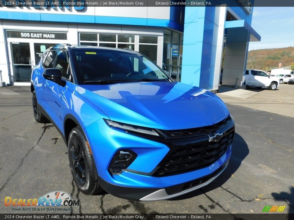 2024 Chevrolet Blazer LT AWD Riptide Blue Metallic / Jet Black/Medium Gray Photo #13