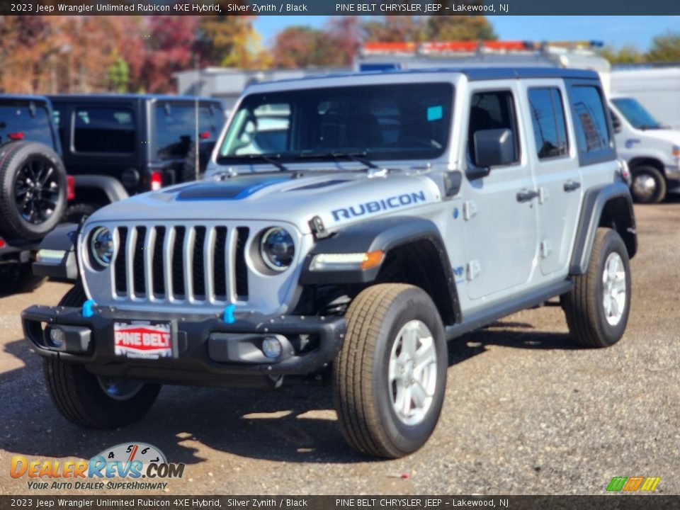 2023 Jeep Wrangler Unlimited Rubicon 4XE Hybrid Silver Zynith / Black Photo #1