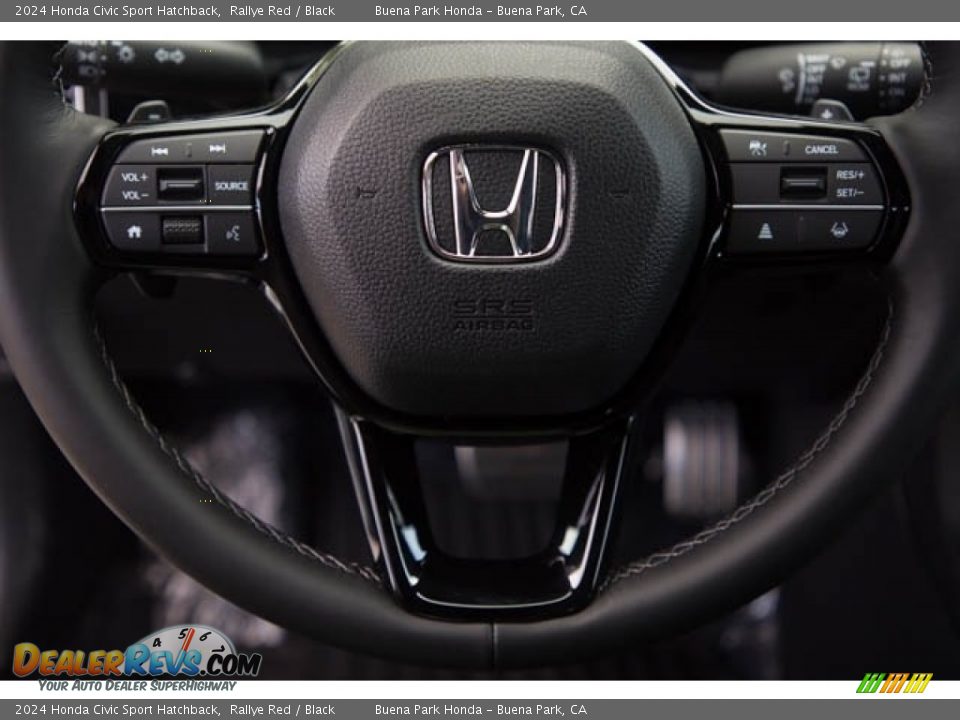 2024 Honda Civic Sport Hatchback Steering Wheel Photo #19