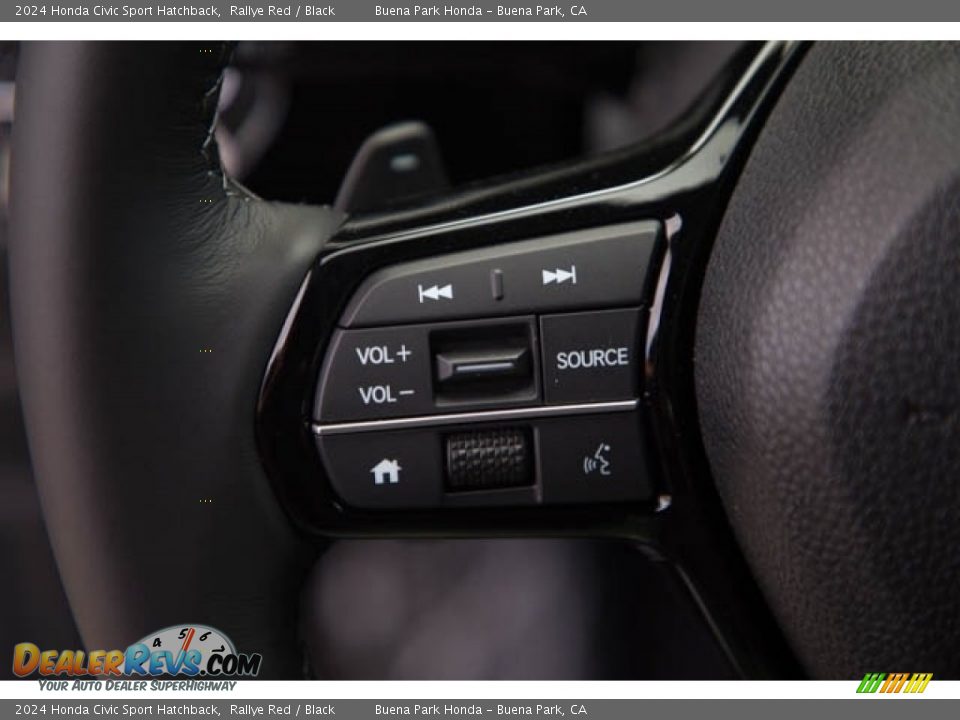 2024 Honda Civic Sport Hatchback Steering Wheel Photo #20
