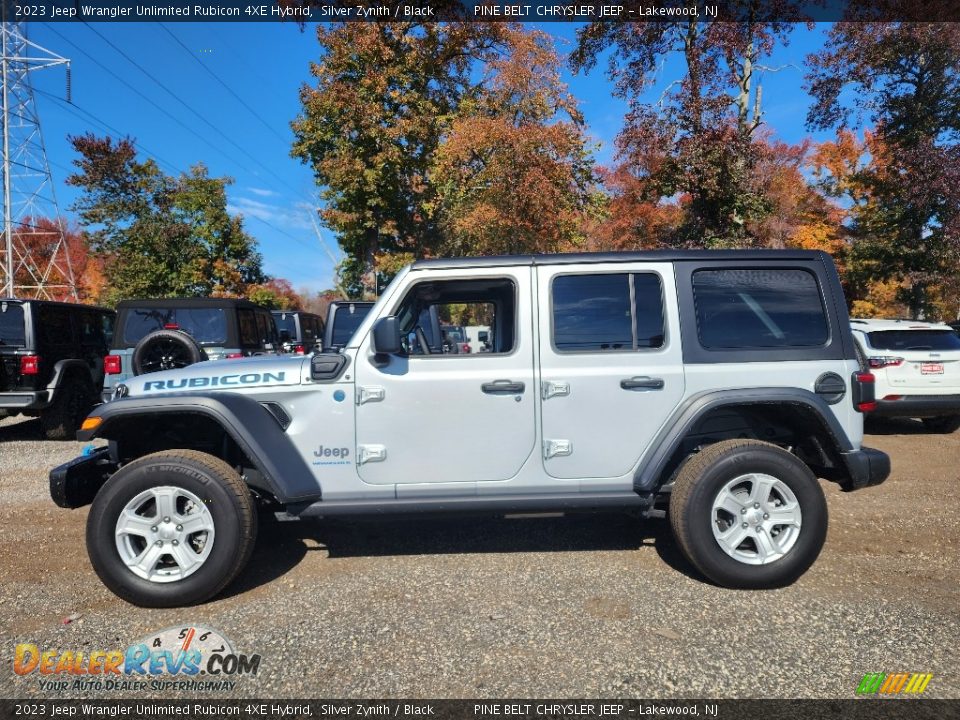 2023 Jeep Wrangler Unlimited Rubicon 4XE Hybrid Silver Zynith / Black Photo #3