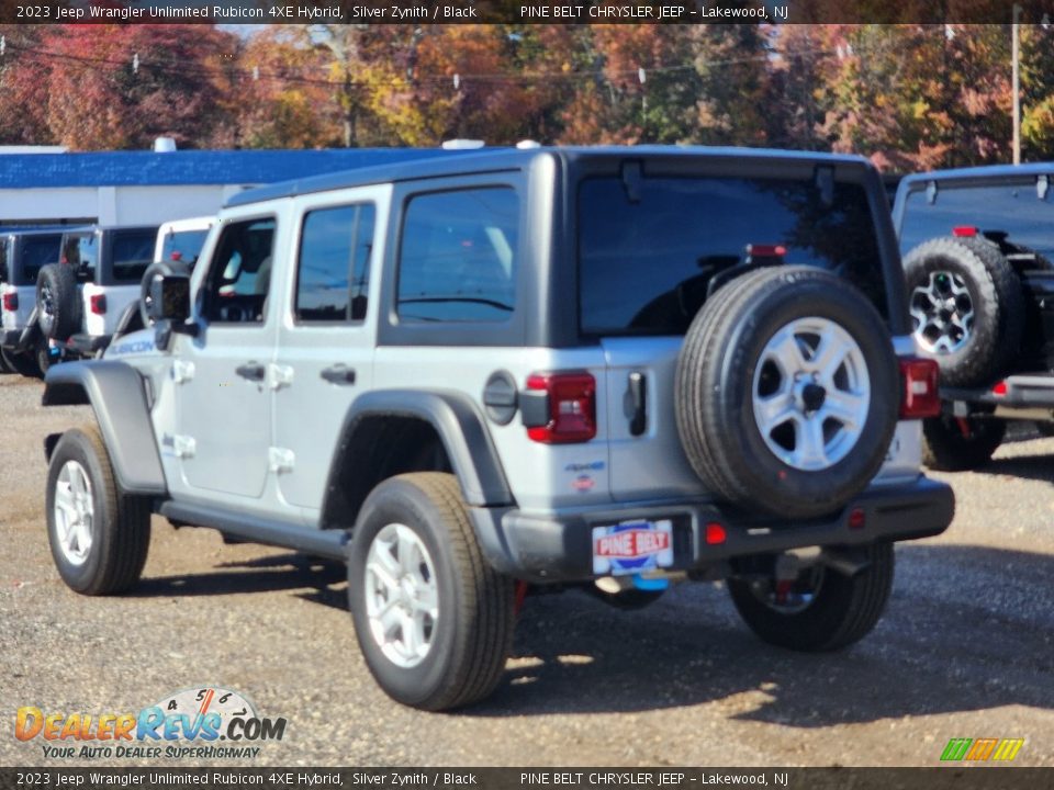 2023 Jeep Wrangler Unlimited Rubicon 4XE Hybrid Silver Zynith / Black Photo #4