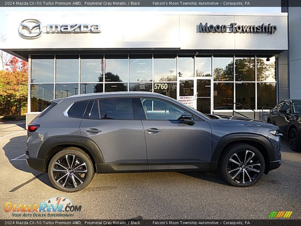 2024 Mazda CX-50 Turbo Premium AWD Polymetal Gray Metallic / Black Photo #1