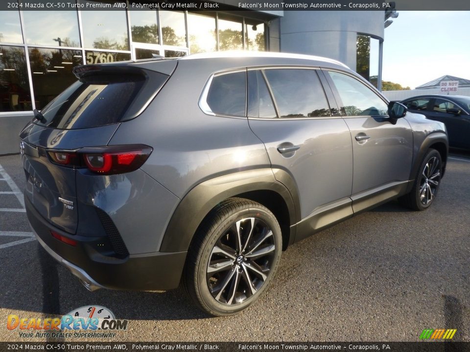 2024 Mazda CX-50 Turbo Premium AWD Polymetal Gray Metallic / Black Photo #2