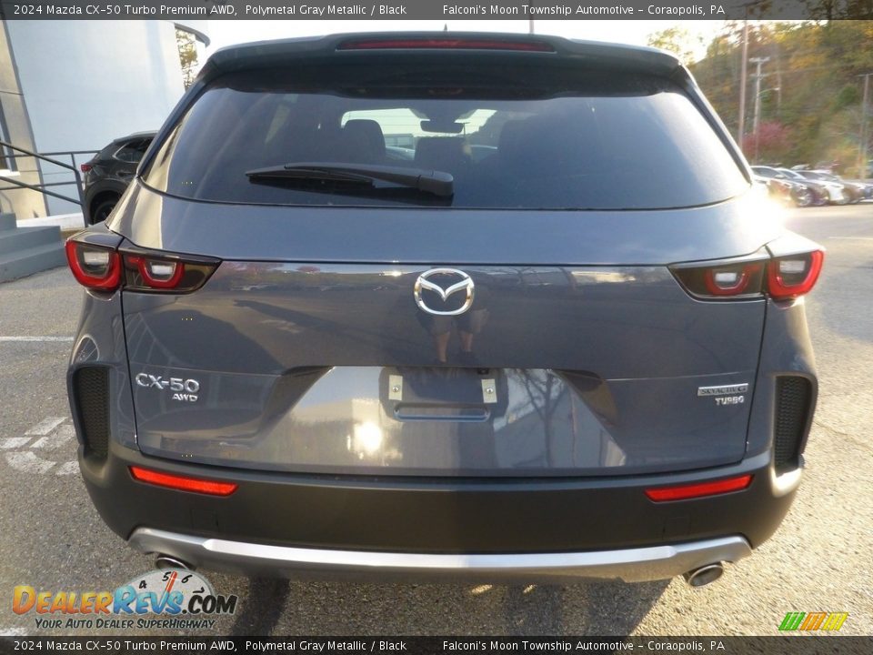 2024 Mazda CX-50 Turbo Premium AWD Polymetal Gray Metallic / Black Photo #3