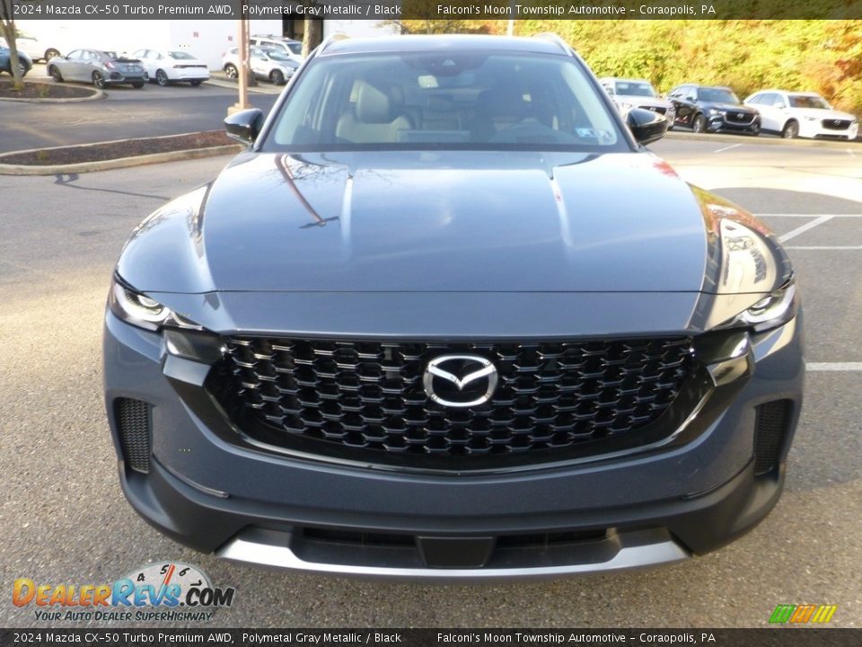 2024 Mazda CX-50 Turbo Premium AWD Polymetal Gray Metallic / Black Photo #7