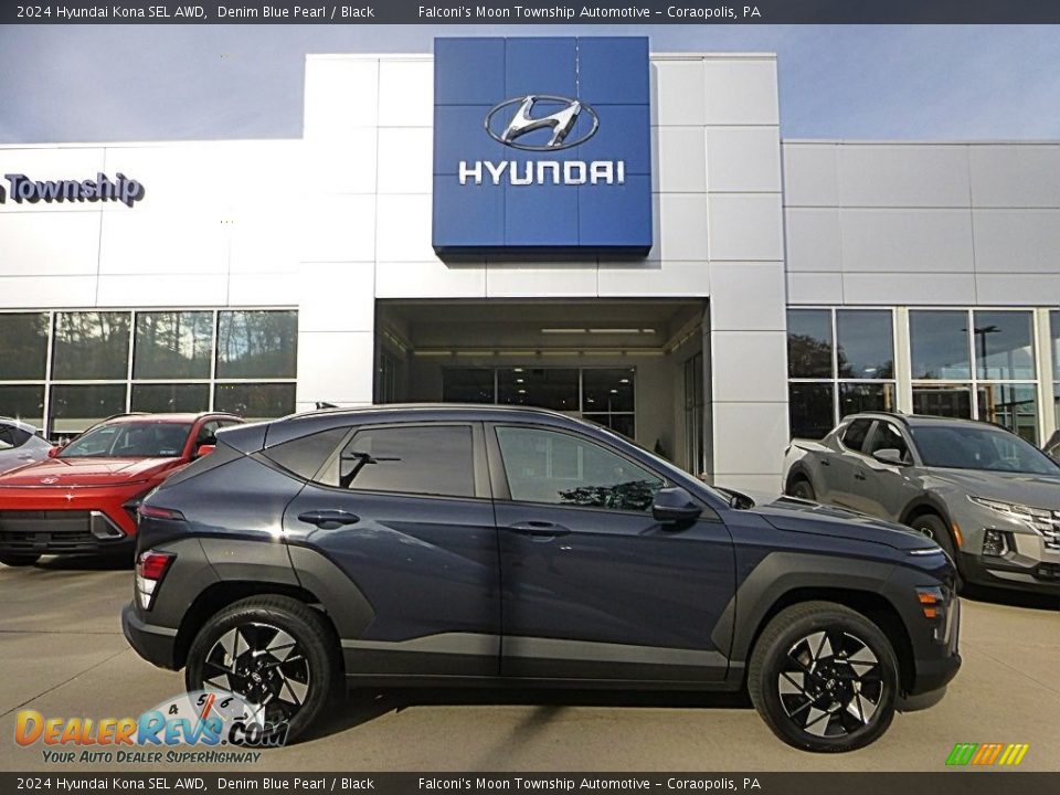 2024 Hyundai Kona SEL AWD Denim Blue Pearl / Black Photo #1