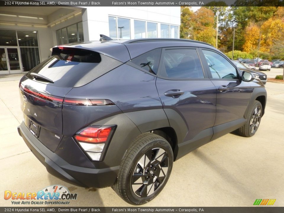 2024 Hyundai Kona SEL AWD Denim Blue Pearl / Black Photo #2