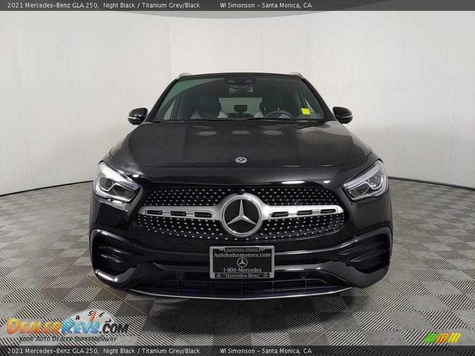 2021 Mercedes-Benz GLA 250 Night Black / Titanium Grey/Black Photo #2