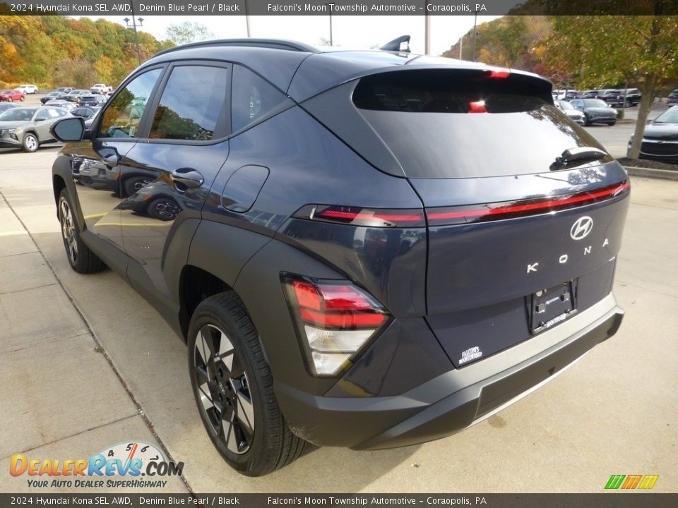 2024 Hyundai Kona SEL AWD Denim Blue Pearl / Black Photo #5