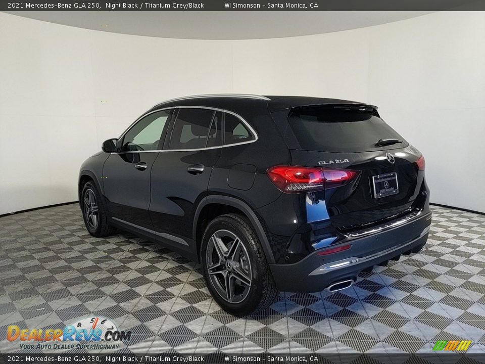 2021 Mercedes-Benz GLA 250 Night Black / Titanium Grey/Black Photo #3