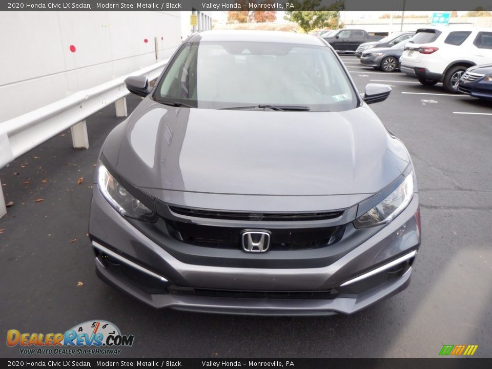 2020 Honda Civic LX Sedan Modern Steel Metallic / Black Photo #3