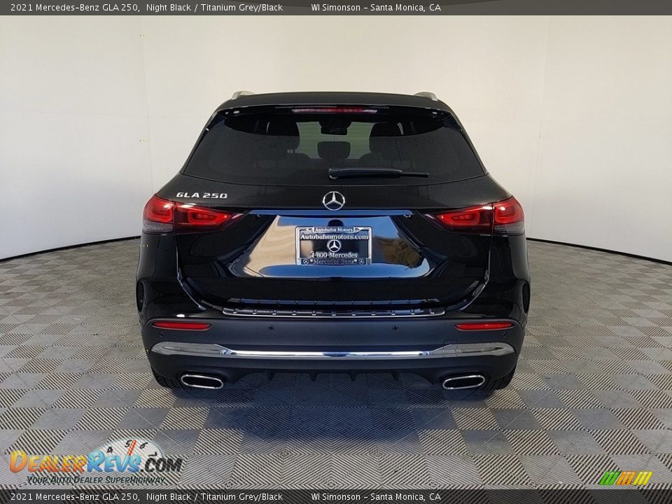 2021 Mercedes-Benz GLA 250 Night Black / Titanium Grey/Black Photo #4