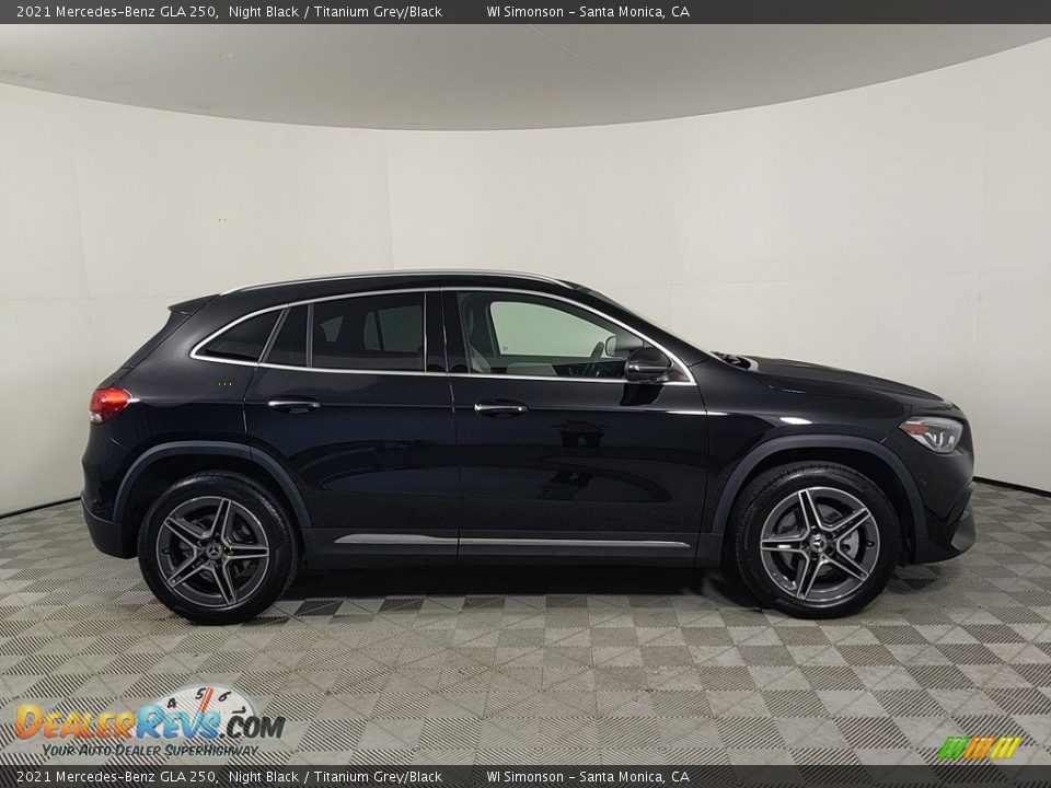 2021 Mercedes-Benz GLA 250 Night Black / Titanium Grey/Black Photo #6