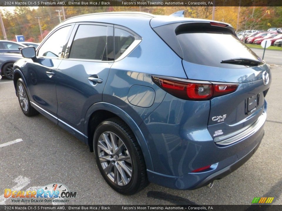 2024 Mazda CX-5 S Premium AWD Eternal Blue Mica / Black Photo #5