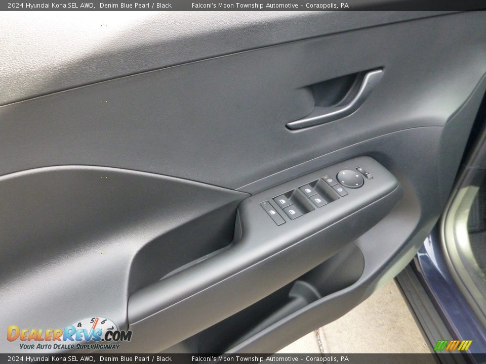 2024 Hyundai Kona SEL AWD Denim Blue Pearl / Black Photo #14