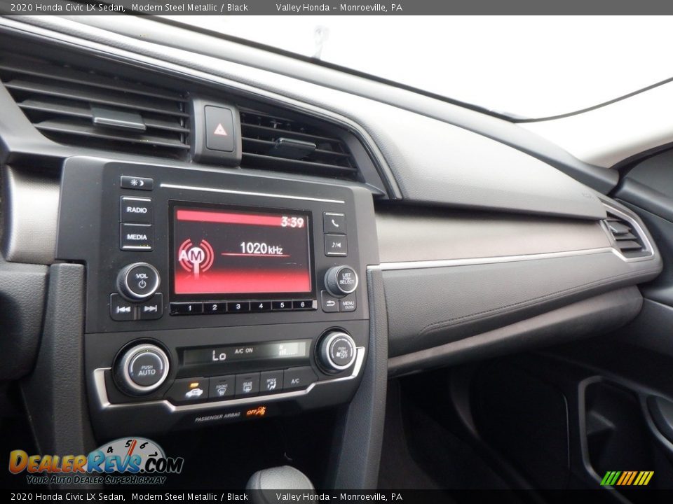 Controls of 2020 Honda Civic LX Sedan Photo #12