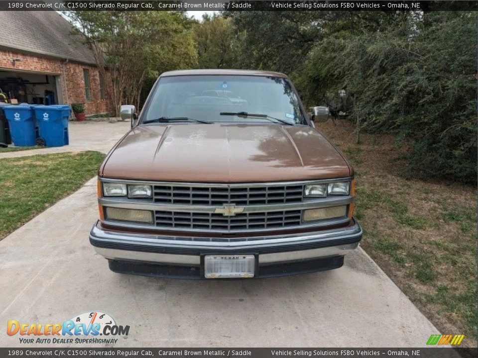 1989 Chevrolet C/K C1500 Silverado Regular Cab Caramel Brown Metallic / Saddle Photo #2