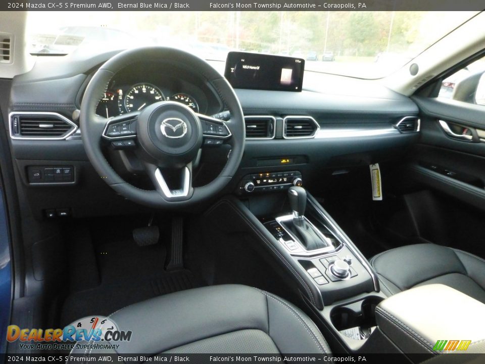 Black Interior - 2024 Mazda CX-5 S Premium AWD Photo #13