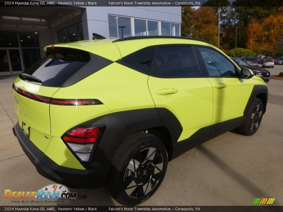 2024 Hyundai Kona SEL AWD Neoteric Yellow / Black Photo #2