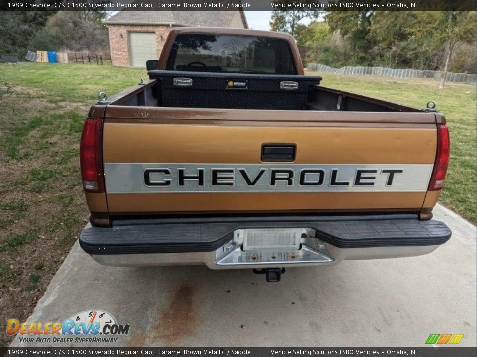 1989 Chevrolet C/K C1500 Silverado Regular Cab Caramel Brown Metallic / Saddle Photo #4