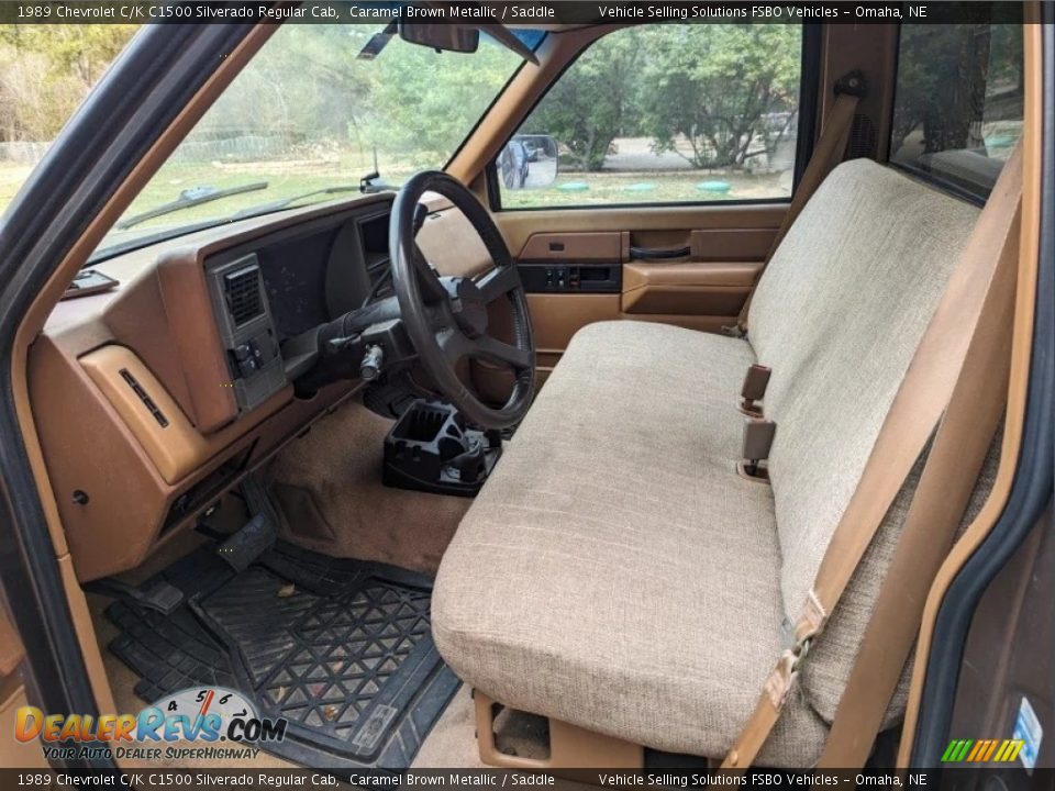 Front Seat of 1989 Chevrolet C/K C1500 Silverado Regular Cab Photo #5