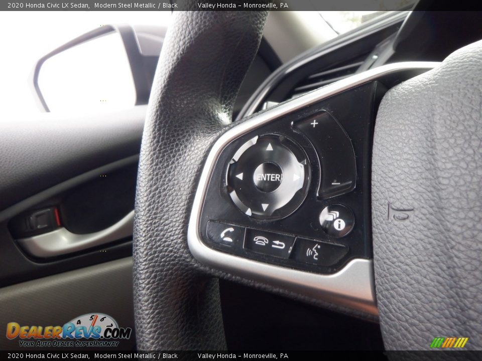 2020 Honda Civic LX Sedan Steering Wheel Photo #17