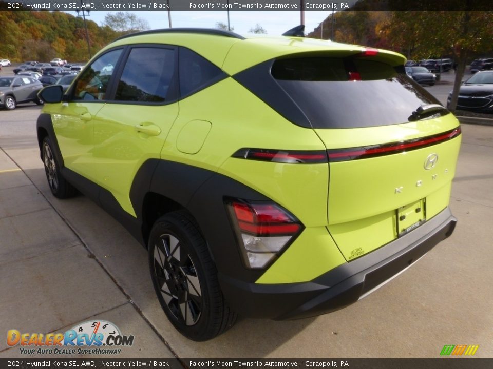 2024 Hyundai Kona SEL AWD Neoteric Yellow / Black Photo #5