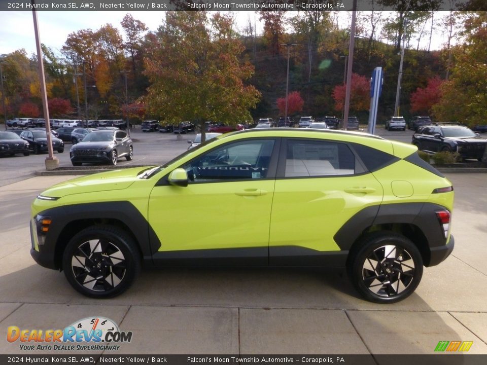 Neoteric Yellow 2024 Hyundai Kona SEL AWD Photo #6