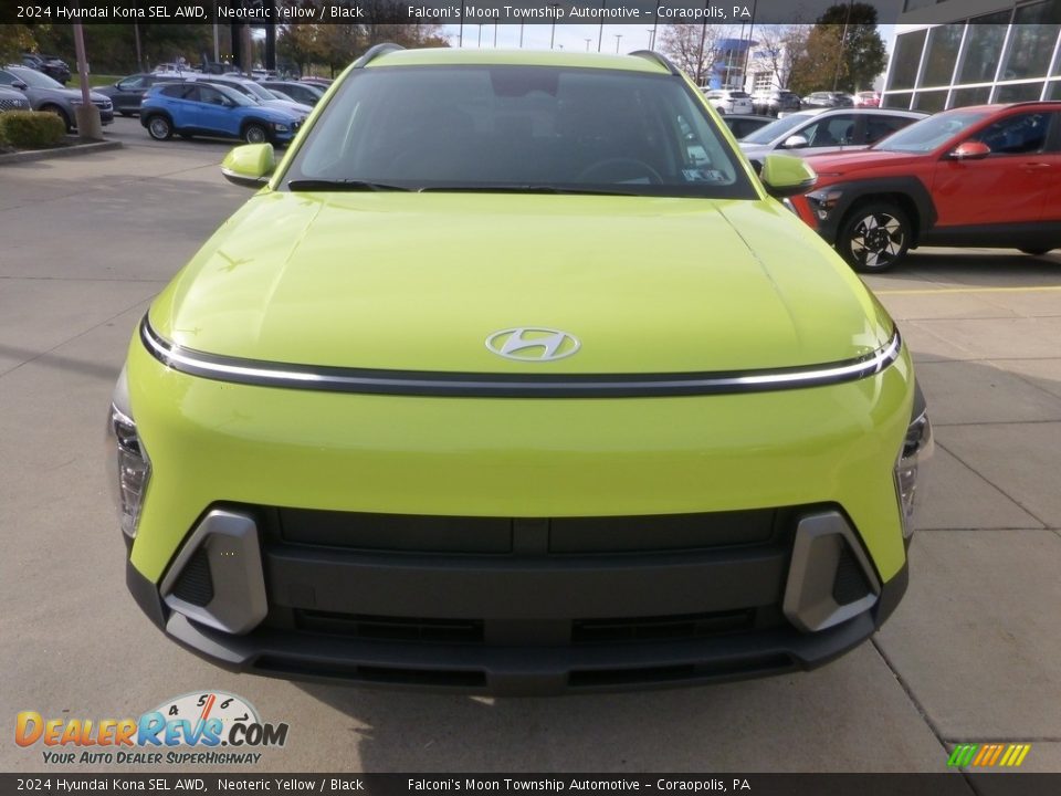 2024 Hyundai Kona SEL AWD Neoteric Yellow / Black Photo #8