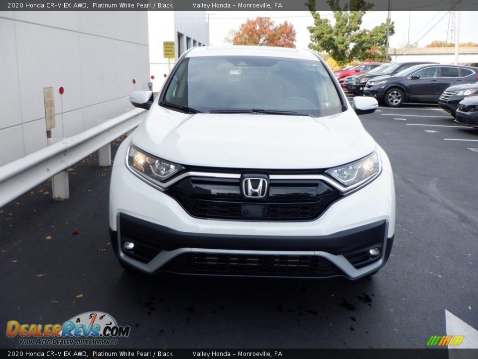 2020 Honda CR-V EX AWD Platinum White Pearl / Black Photo #3