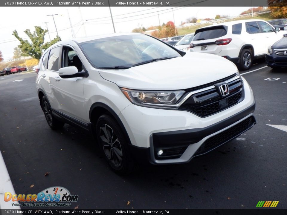 2020 Honda CR-V EX AWD Platinum White Pearl / Black Photo #4