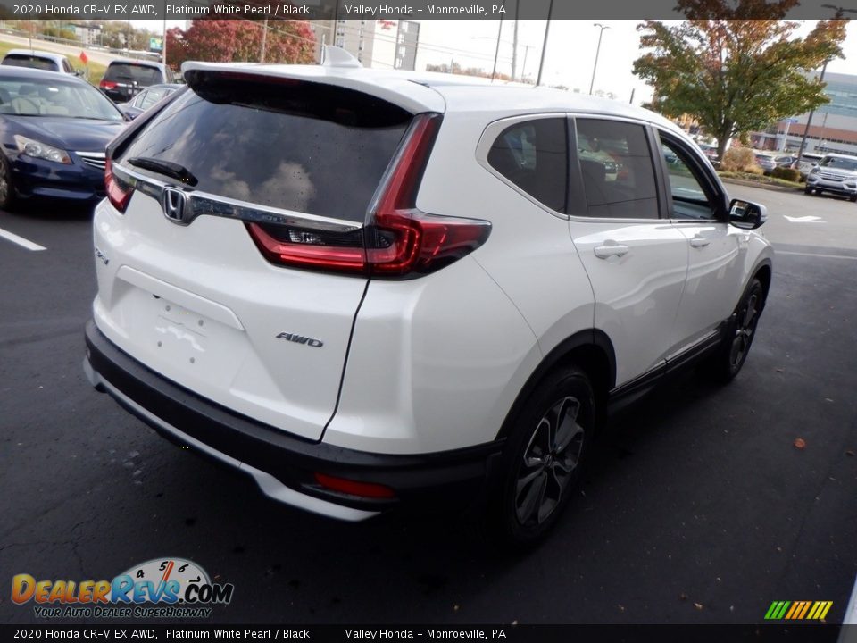 2020 Honda CR-V EX AWD Platinum White Pearl / Black Photo #5