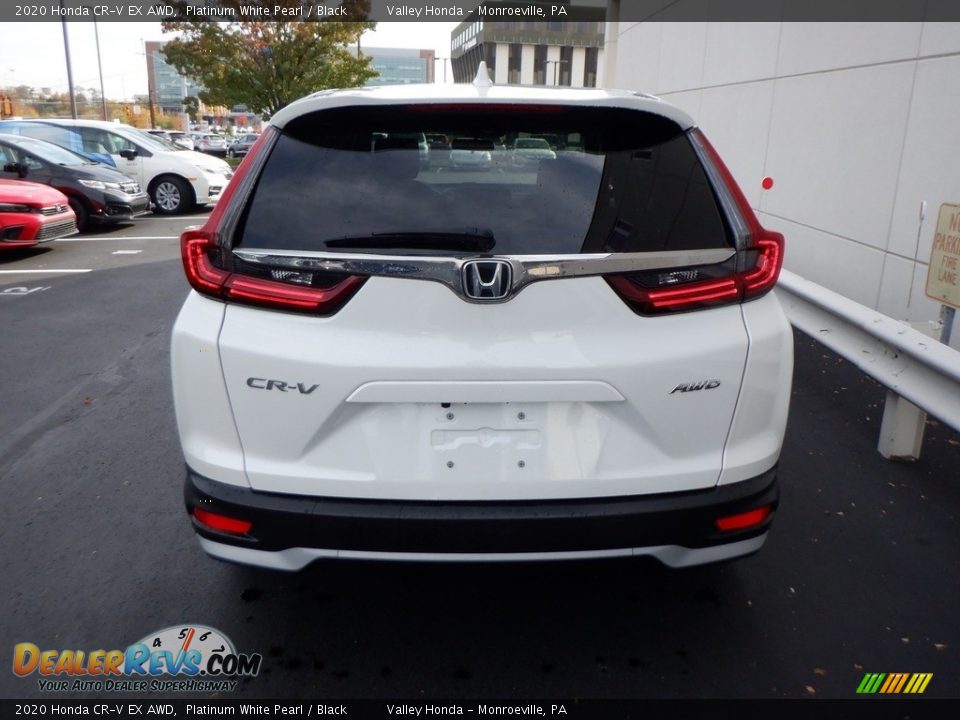 2020 Honda CR-V EX AWD Platinum White Pearl / Black Photo #7