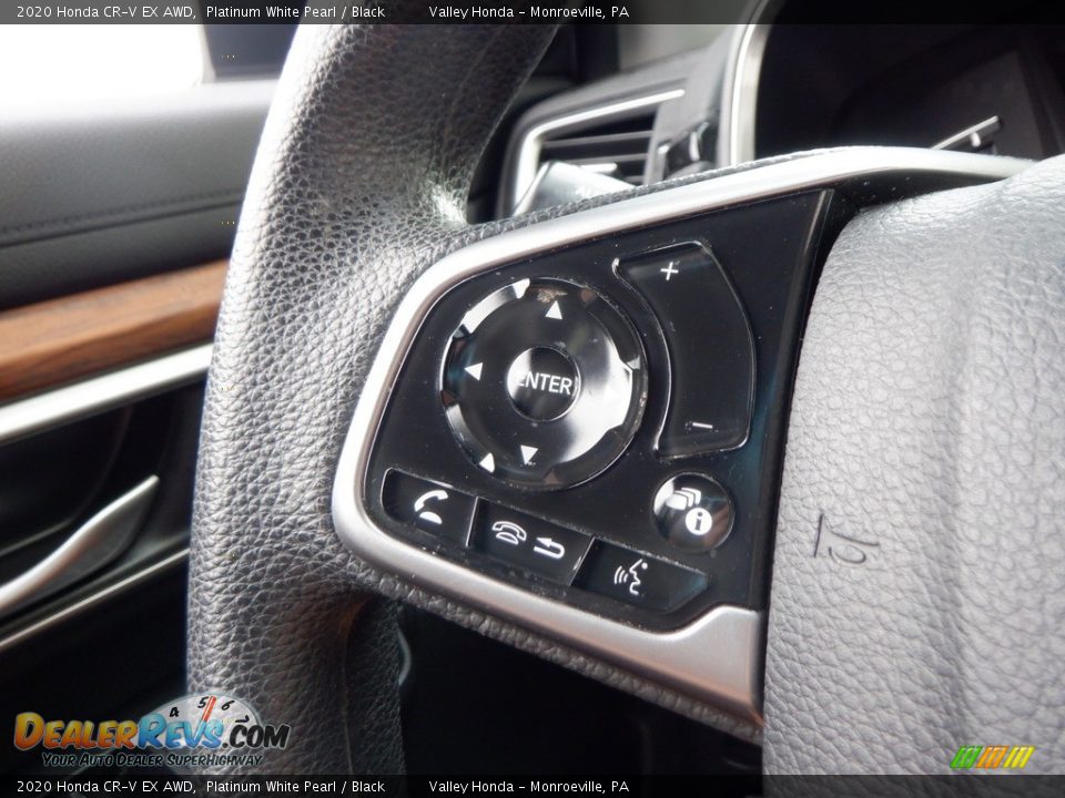 2020 Honda CR-V EX AWD Platinum White Pearl / Black Photo #23